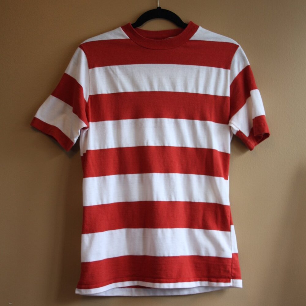 Sears Red and White striped T-shirt